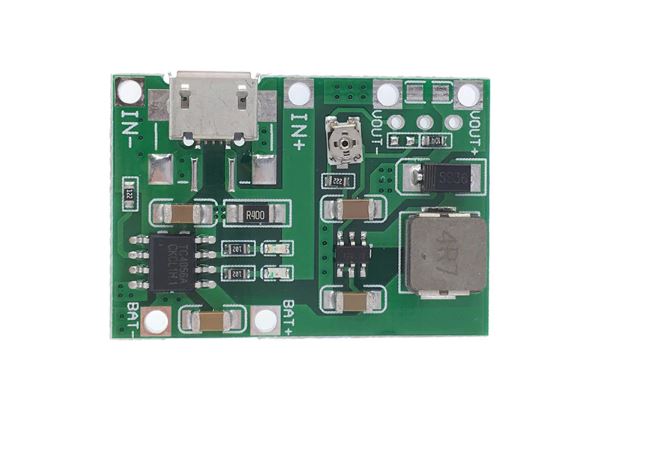 TP4056 3.7V 4.2V Adjustable Step Up Module 18650 Lithium Li-ion Battery Charging Discharge Power Board