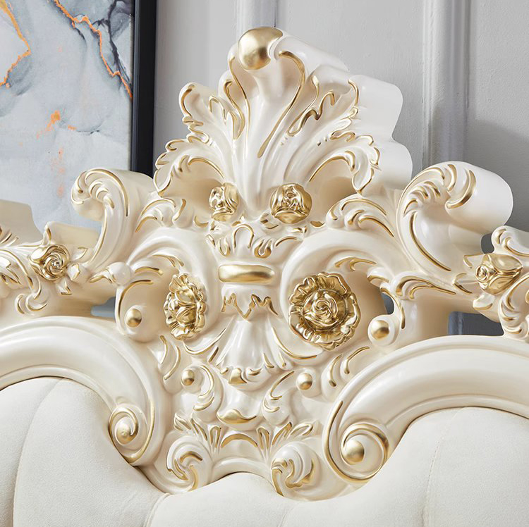 เตียงเจ้าหญิง เตียงหลุยส์ เตียงนอนหลุยส์ รุ่น Moon