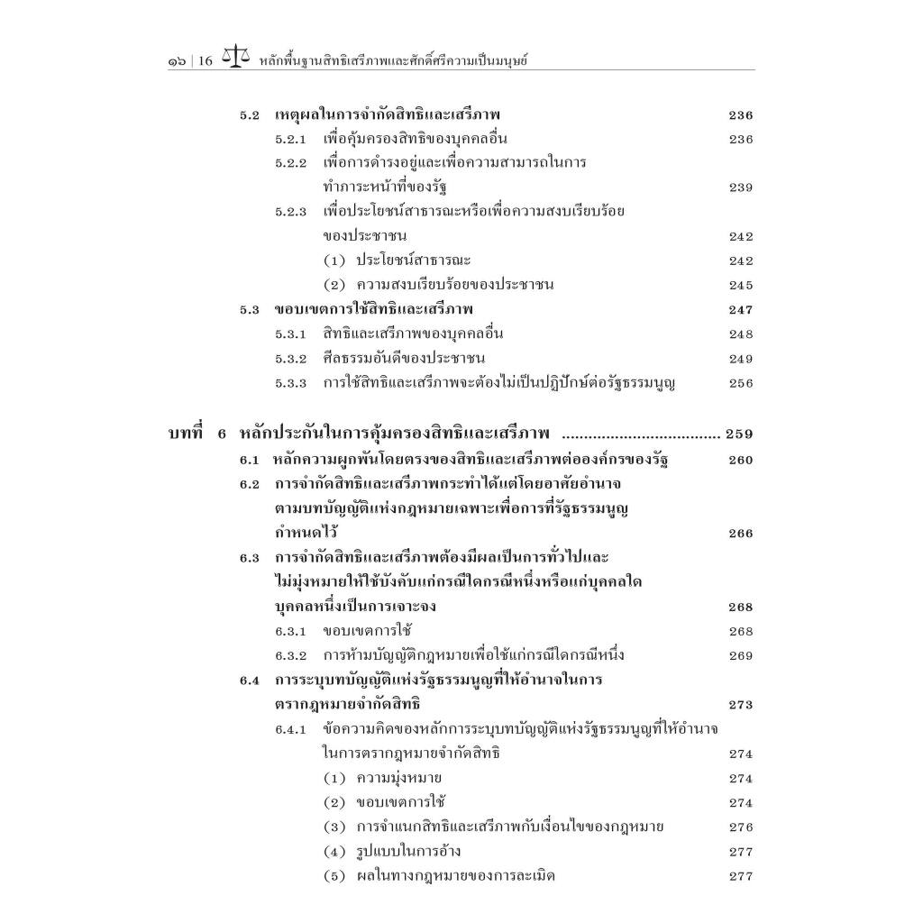 หลักพื้นฐานของสิทธิเสรีภาพ และศักดิ์ศรีความเป็นมนุษย์ /โดย : ศ.ดร.บรรเจิด สิงคะเนติ / ปีที่พิมพ์ : เม.ย.67 (ครั้งที่ 7)