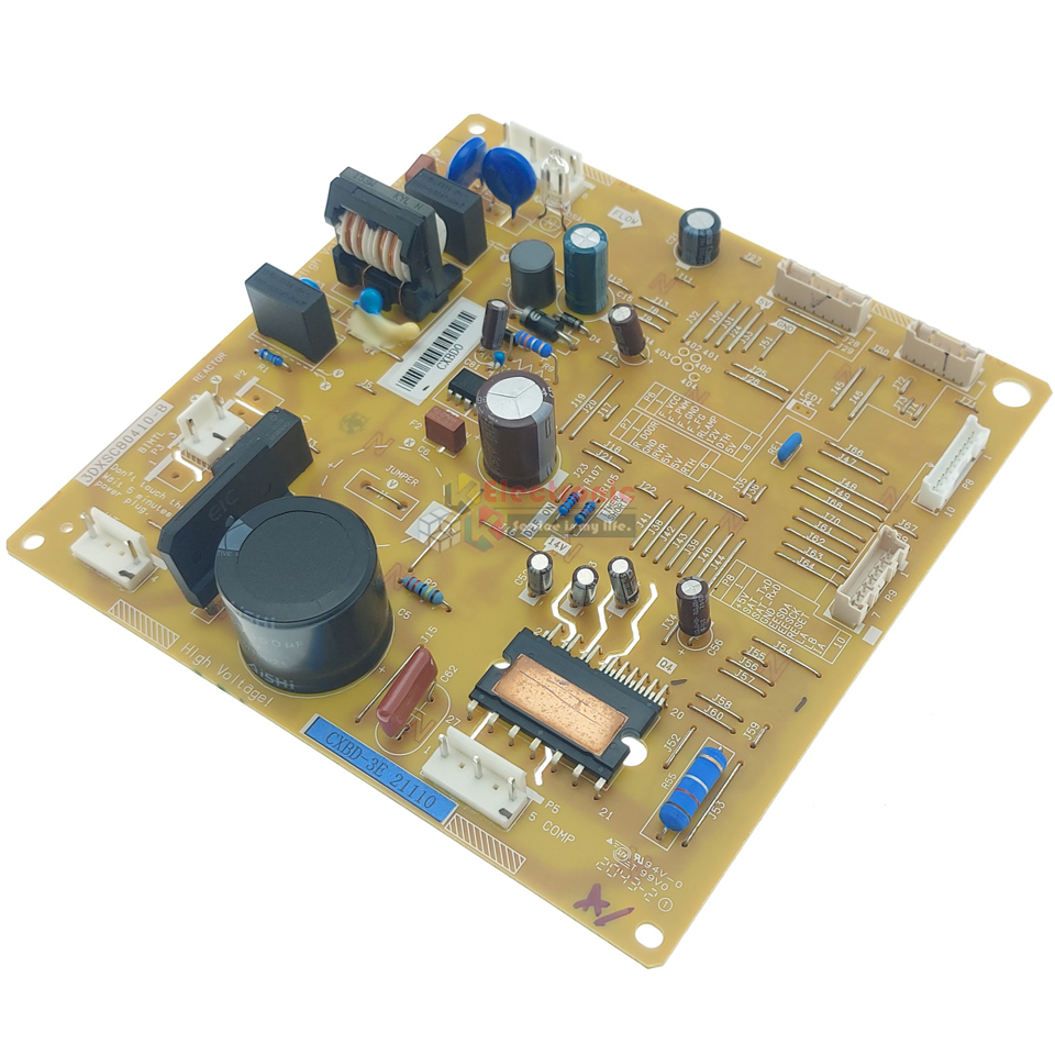 แผงบอร์ดตู้เย็น TOSHIBA(โตชิบา)รุ่น*GR-A25KU/GR-A25KS*อะไหล่แท้*ใช้ได้กับทุกรุ่นที่ทางร้านระบุไว้*ใช้เฉพาะเบอร์คอมเพรสเซอร์GMCC