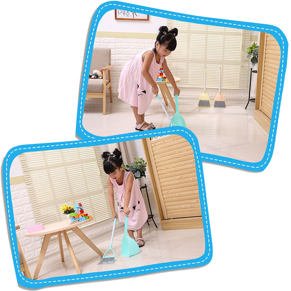 เซ็ทไม้กวาด ไม้ถูพื้น ที่ตักผง (Cleaning set) 0.8