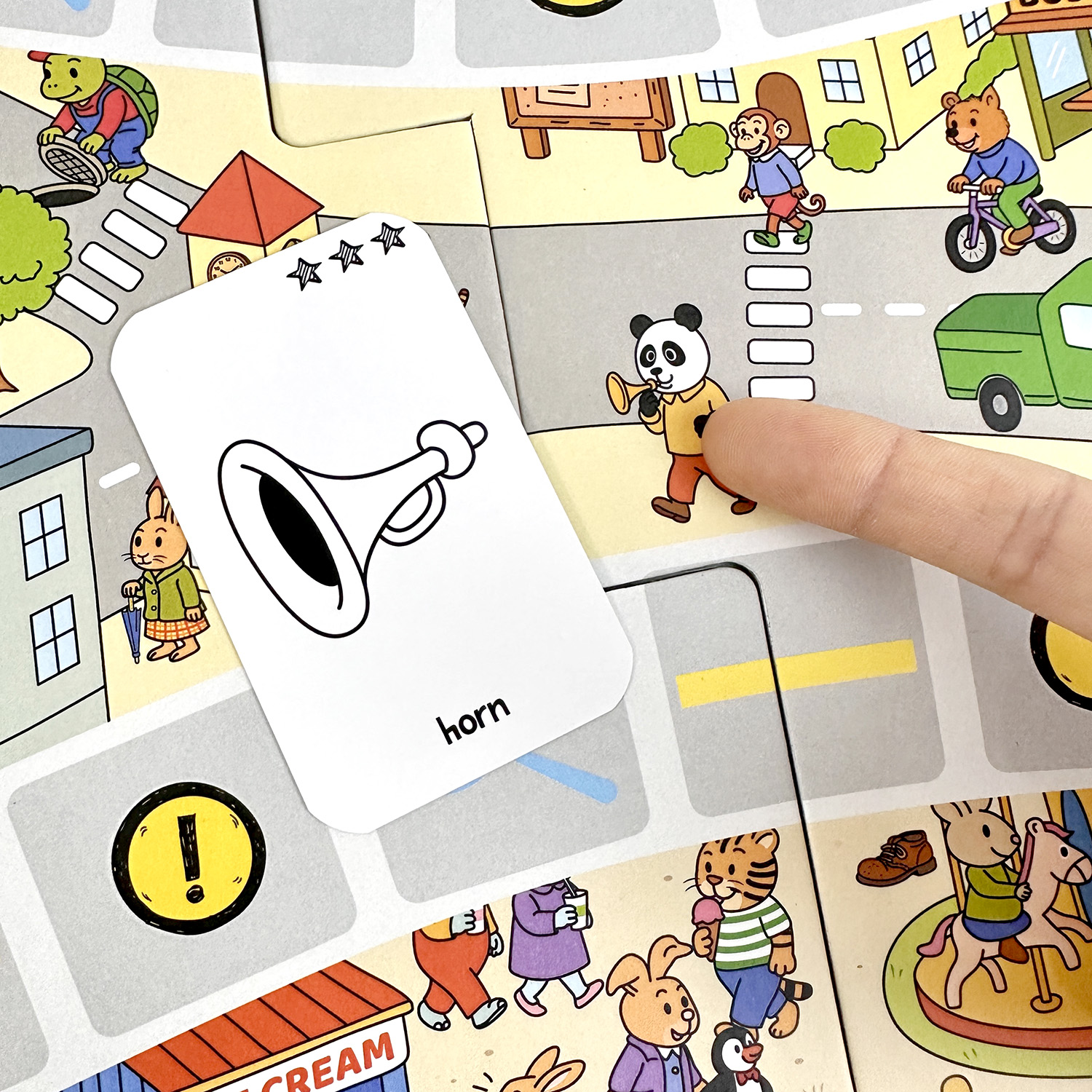 บอร์ดเกมภาพซ่อนหา (MessyTown Seek&Find)