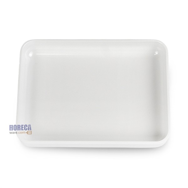 [สีครีม] กระบะชาบูเหลี่ยม6x8นิ้ว ปลายิ้ม