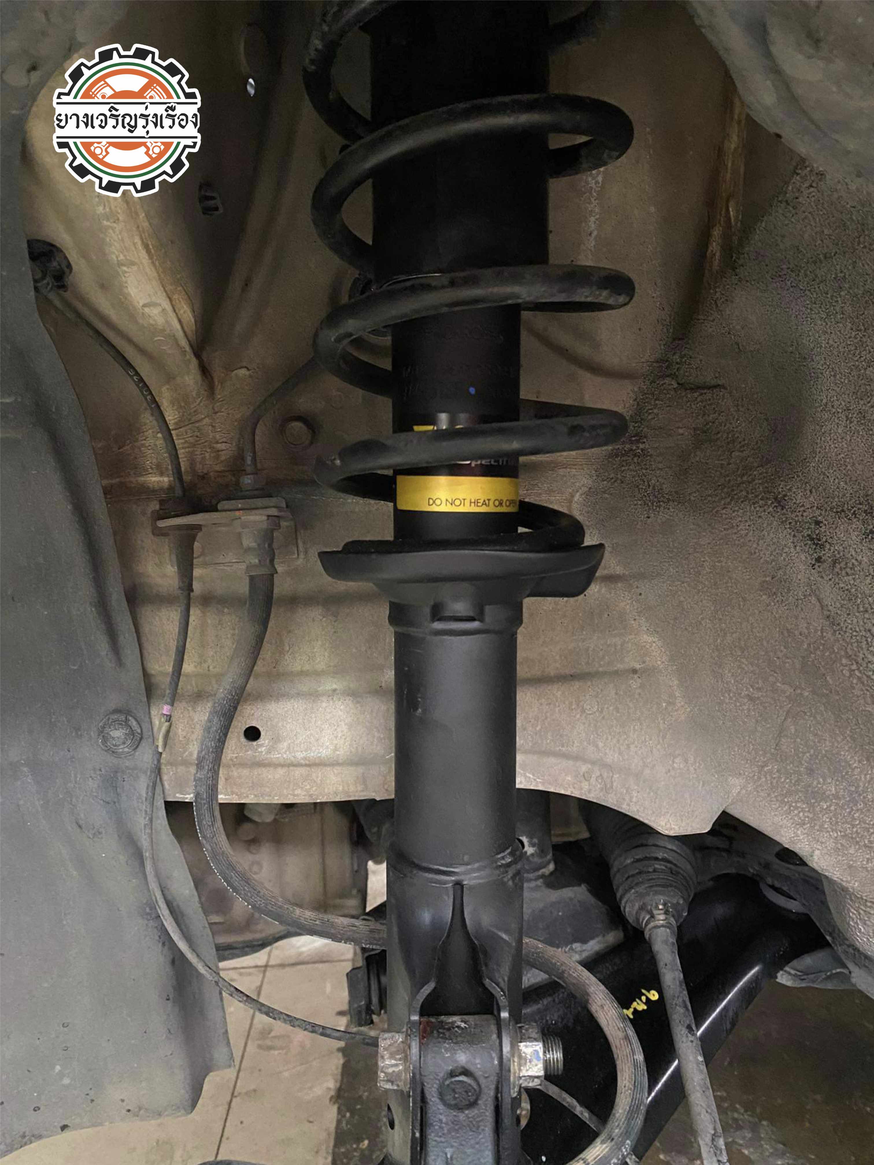 Mitsubishi Mirage เปลี่ยนโช้คอัพ + พร้อมอะไหล่ช่วงล่วง โช้คอัพครบชุด 