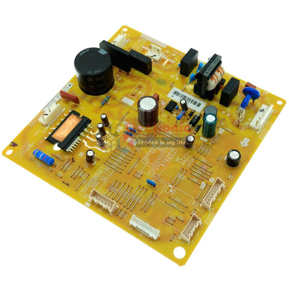 แผงบอร์ดตู้เย็นTOSHIBA(โตชิบา)รุ่น*GR-B31KU*อะไหล่แท้*ใช้ได้กับทุกรุ่นและเบอร์คอมเพรสเซอร์ที่ทางร้านระบุไว้(ชิปไอซีใต้บอร์ดเบอร์ B141และ 4530 )