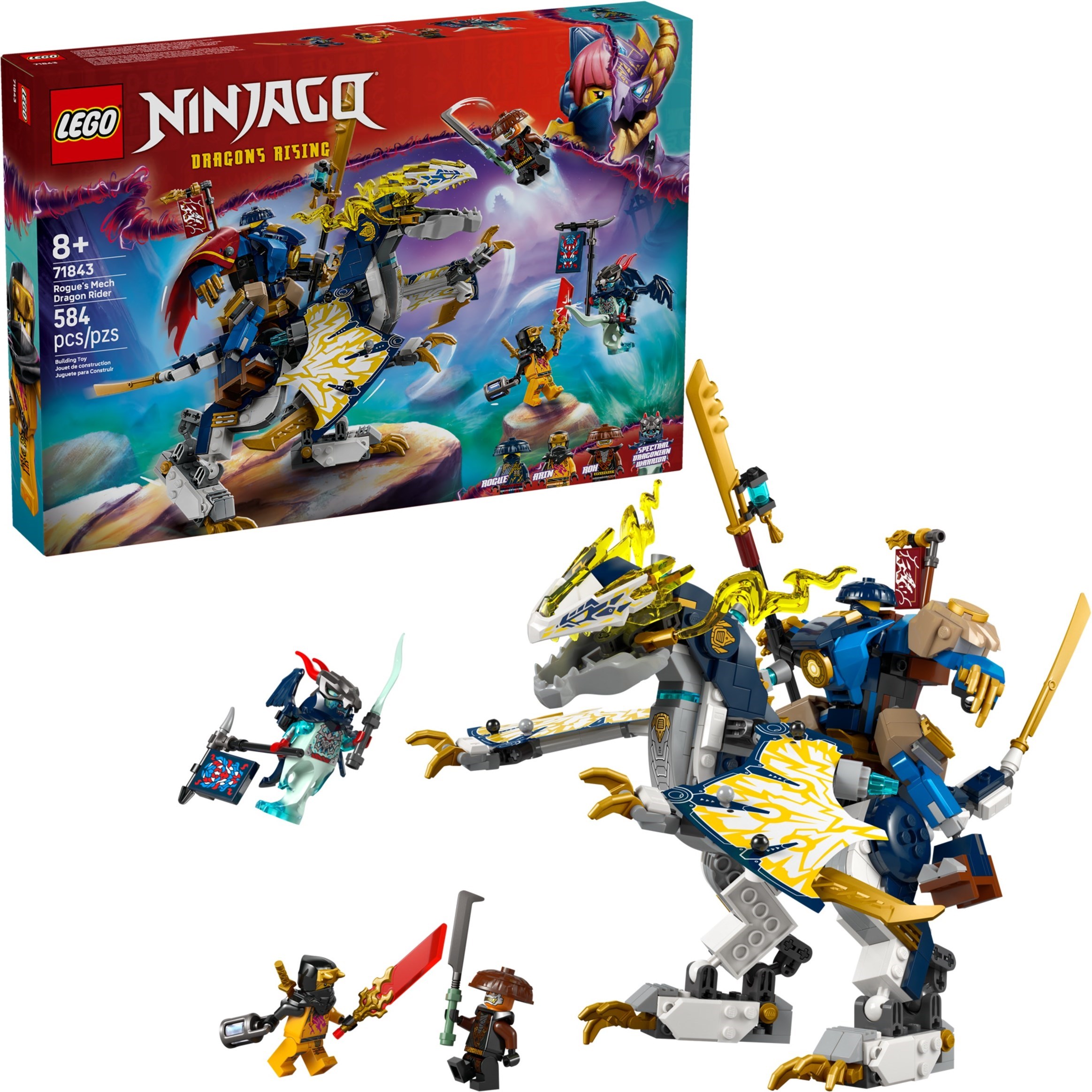 LEGO Ninjago เลโก้ 71843 Rogue's Mech Dragon Rider