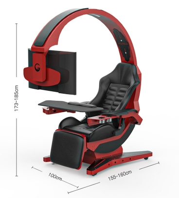 เก้าอี้เกมมิ่ง T7 Ingrima Coding Pod, Gaming Space Pod, Gaming Cockpit, Computer Cockpit