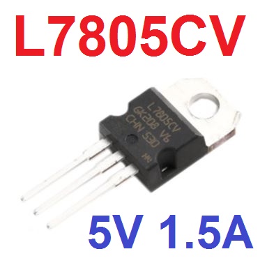 L7805CV Positive Voltage Regulators 5V 1.5A Dual Gauge