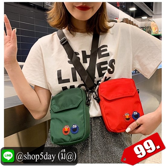 ⚡️กระเป๋าสะพายข้างแฟชั่น EM สุดน่ารัก 🤩 ELmo (เอลโม่)
