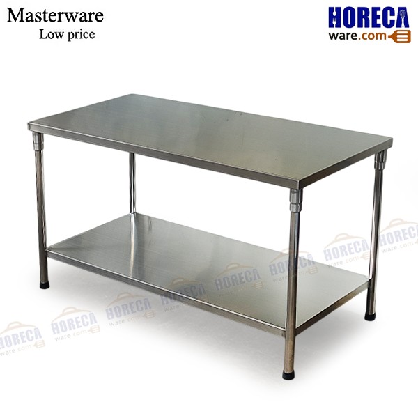 Preparation table with bottom surface 1500x800x85 (Chen) Masterware