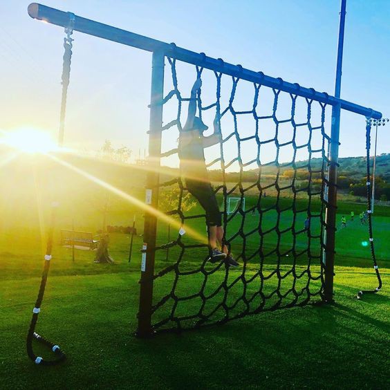 ตาข่ายฟิตเนส ตาข่ายยิม ตาข่ายออกกำลังกาย เชือกออกกำลังกาย เชือกสะบัด Climbing net for Gym , Climbing net for Fitness