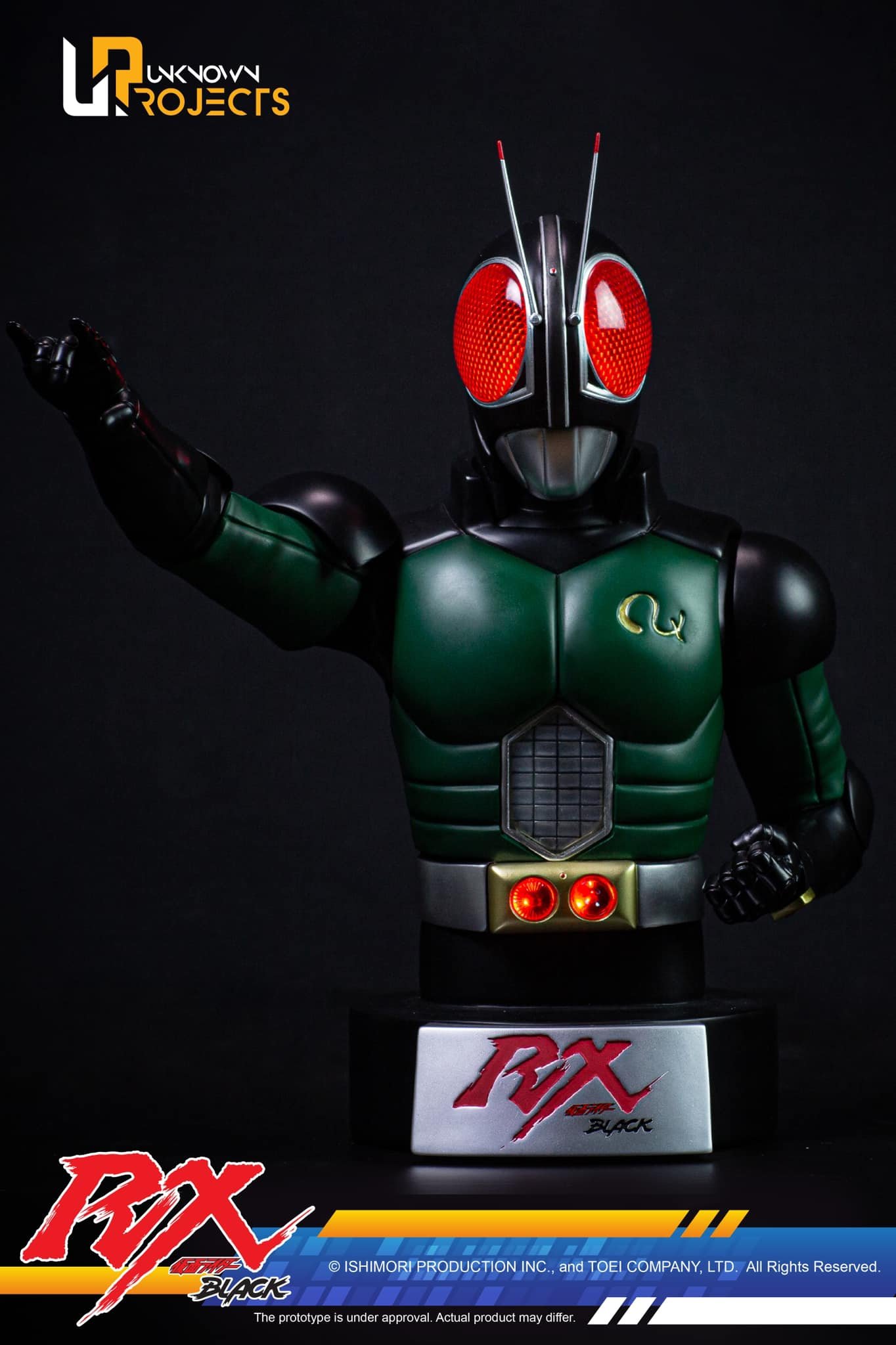 Unknown Projects Classic Signature Arte Series Masked Rider BLACK RX [Deluxe Version]