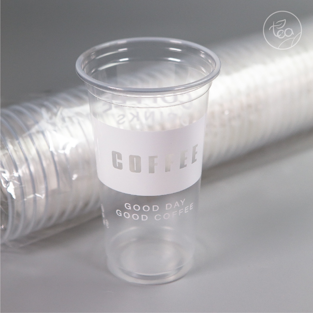 [ยกลัง 20 แถว] แก้วทรงตรง สตาร์บัค ทรงสูง แก้วสกรีน แก้วพลาสติกสกรีนลาย แก้วPP แก้ว22ออนซ์ แก้วชาไข่มุก แก้วปาก95