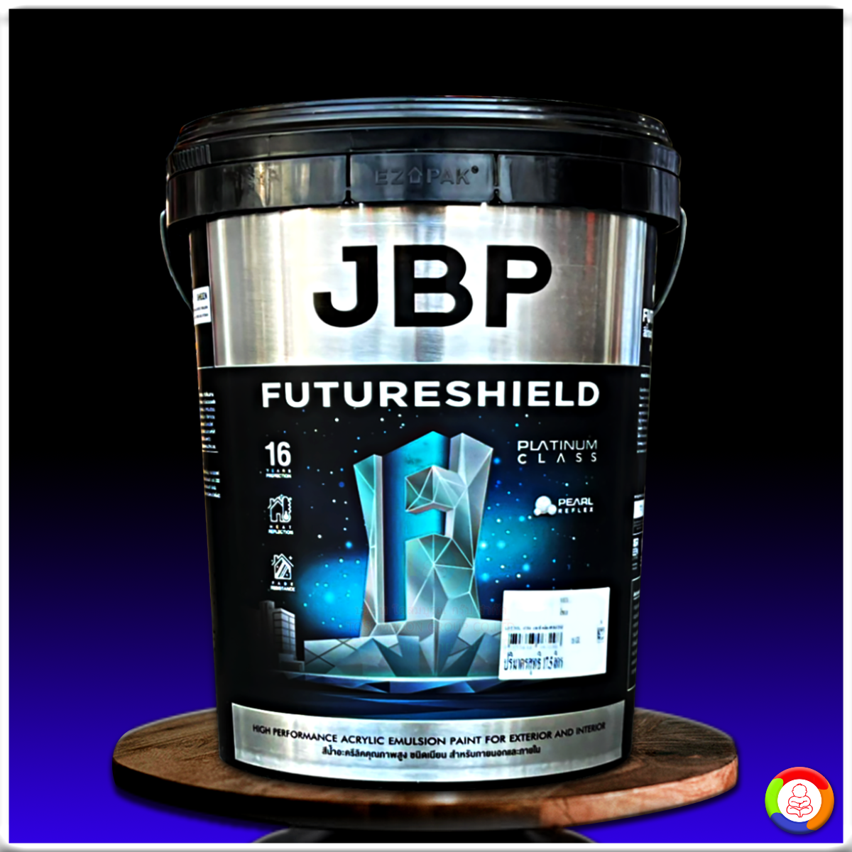 สีน้ำอะคริลิค เจบีพี ฟิวเจอร์ชิลด์ ชนิดเนียน JBP Future Shield (Sheen) 5 GL.