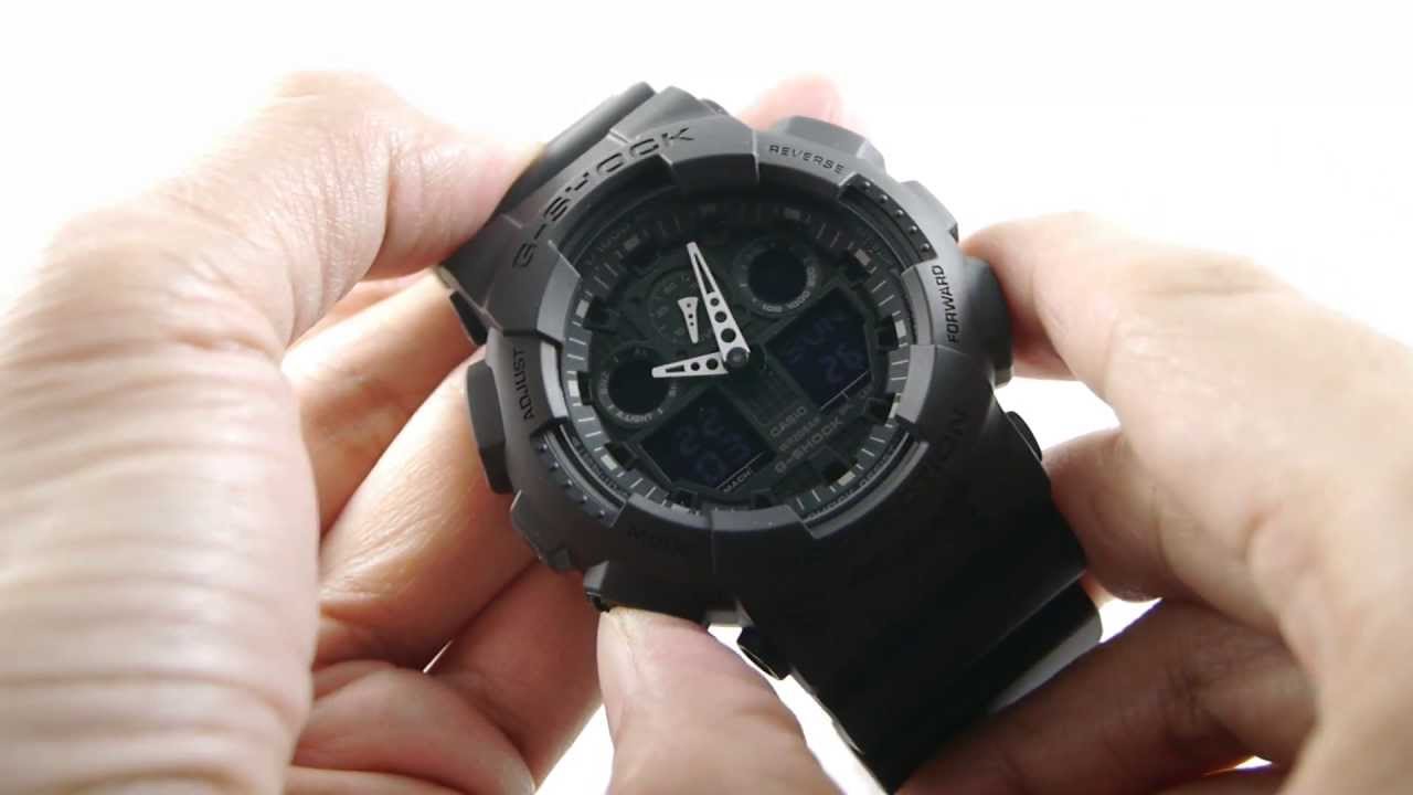 Casio G-shock ชาย GA-100BBN-1ADR