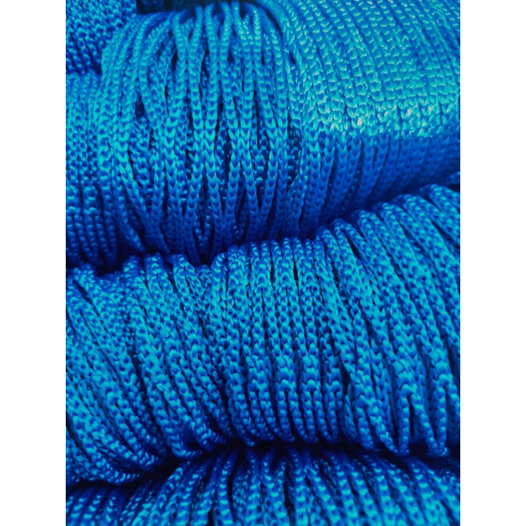 ตาข่ายกันตก Safetynets Blue 2.5 มิล ช่องตา 1.5x1.5CM.รองรับน้ำหนักคน และวัสดุที่ตกหล่นจากงานก่อสร้าง พร้อมร้อยเชือกขอบ