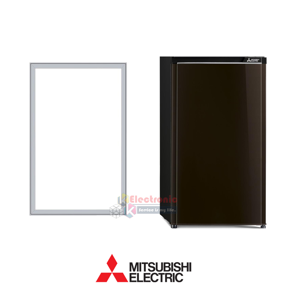 ขอบยางประตูตู้เย็น-Mitsubishi(มิตซูบิชิ)-สำหรับรุ่น*MR-FV22EK/MR-FV22EM/MR-FV22EN/MR-FV22J/MR-FV22K/MR-FV22M/MR-FV22N-อะไหล่แท้ ใส่ง่าย