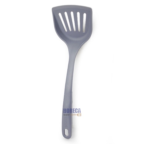 Super Nylon ตะหลิวมีร่อง ไนลอน 4นิ้ว สีเทา ตราฟิกเกอร์