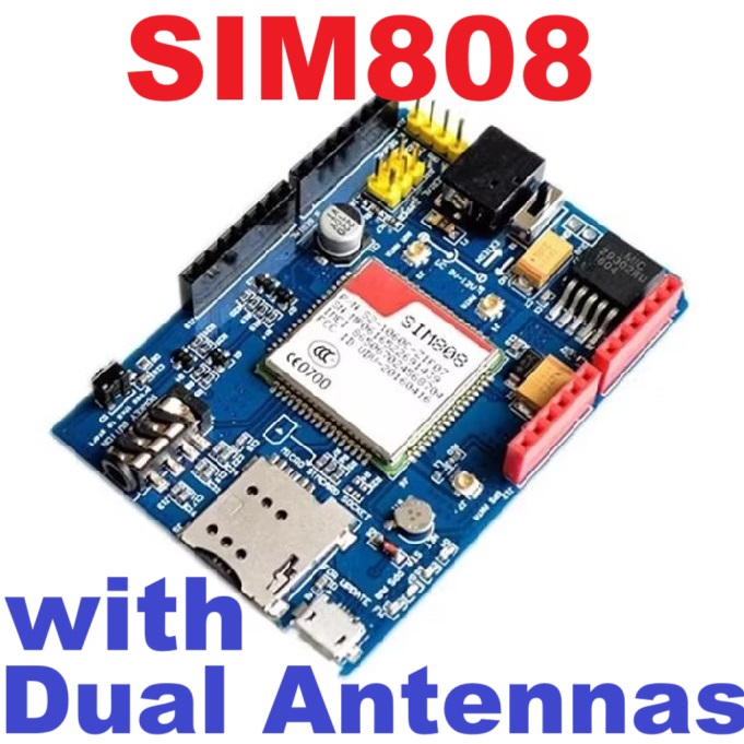SIM808 with Dual Antennas GPS GPRS/GSM 850/900/1800/1900 MHz