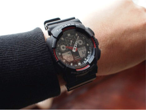 Casio G-Shock ชาย GA-100-1A4DR