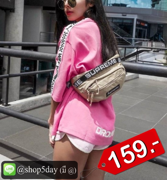 🔥กระเป๋าแฟชั่น กระเป๋าคาดอก Supreme No.B33001