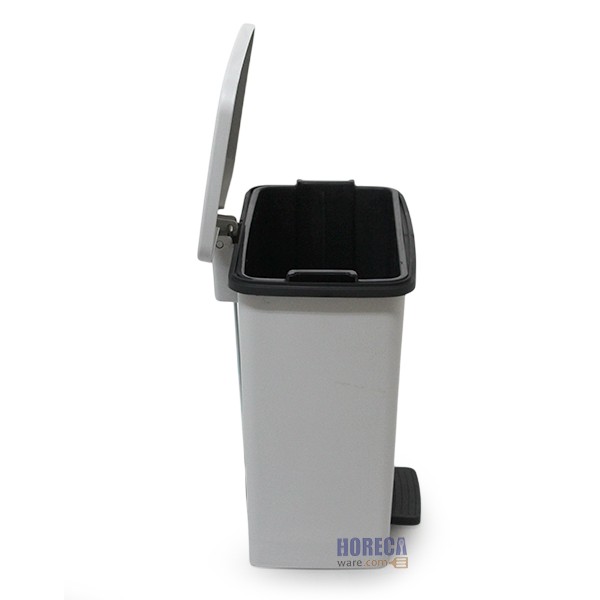 ถังขยะขาเหยียบ soft close 10ลิตร สีเทา ตราได-เคียว-วา