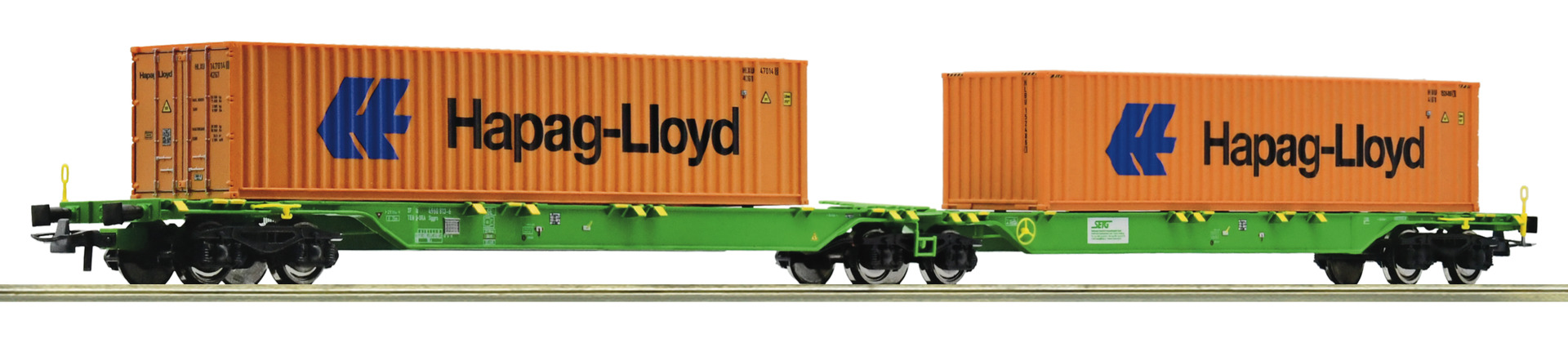 Roco77370 double container wagon SETG