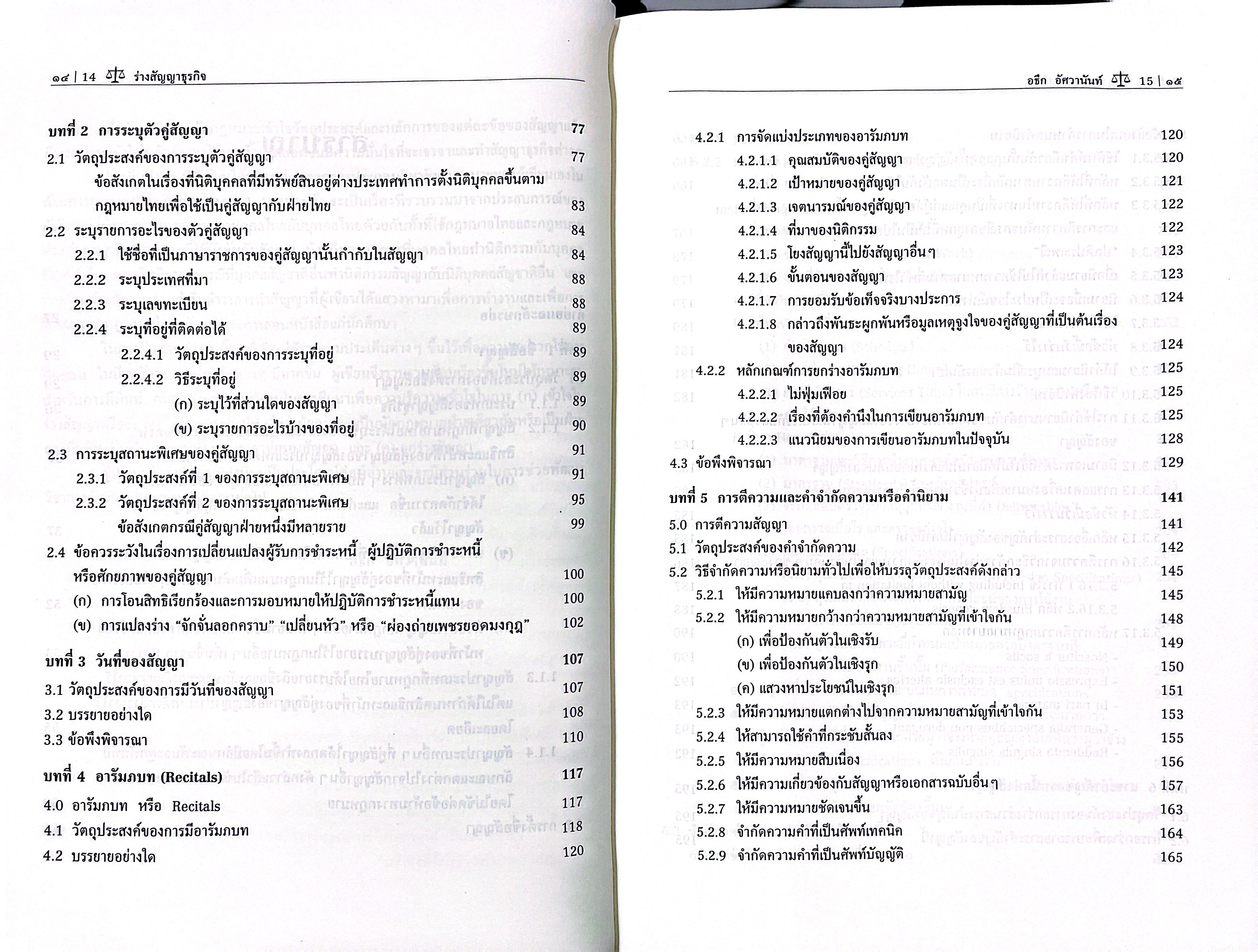 (ห่อปก) ร่างสัญญาธุรกิจ (ศ.อธึก อัศวานันท์) ปีที่พิมพ์ : มิถุนายน 2568 (ครั้งที่ 8)