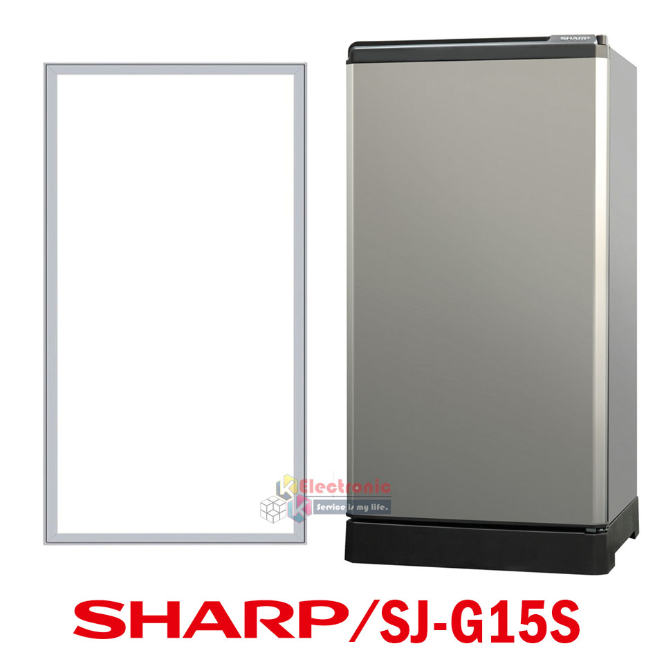 ขอบยางประตูตู้เย็น SHARP-(ชาร์ป)สำหรับรุ่น SJ-G15S/SJ-M15S/SJ-N15Sอะไหล่แท้ ใส่ง่าย ขนาด 50*90 เซนติเมตร