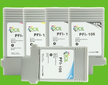 หมึกCanon PFI-106 R 130ML เทียบเท่า