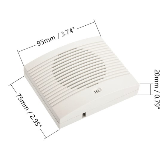 กล่องพลาสติก 90*75*25 mm. สีขาว กล่องใส่ลำโพง (ไม่รวมน็อตสกรู) Horn shell small box instrument plastic shell 90x75x25 mm. (without screws)