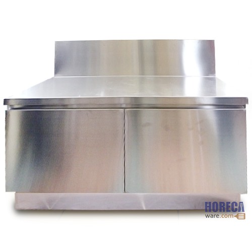 Gas stove cabinet, swing door storage, Masterware brand