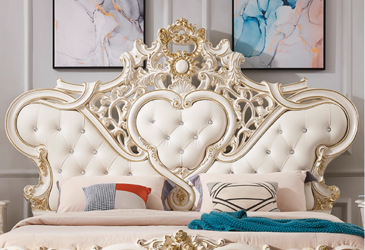 เตียงเจ้าหญิง เตียงหลุยส์ เตียงนอนหลุยส์ รุ่น Francy