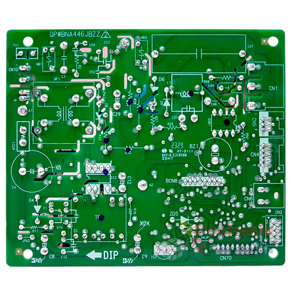 แผงบอร์ดควบคุมแอร์คอยเย็นSHARP-ชาร์ป ใช้ได้กับรุ่นที่ระบไว้-อะไหล่ใหม่แท้บริษัท