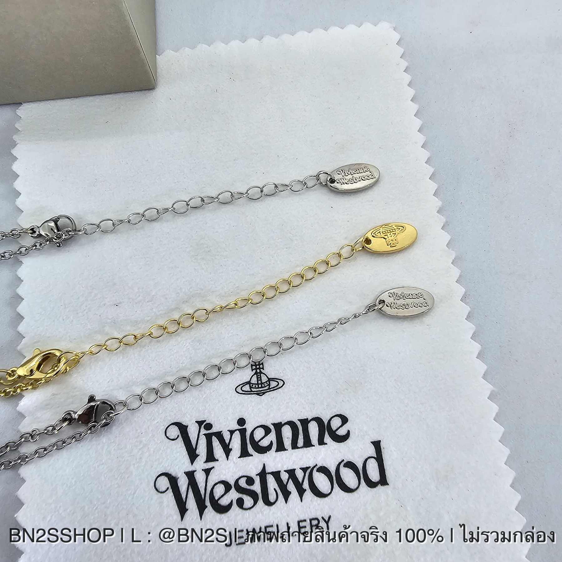 สีเงิน-ชมพู | Vivienne Westwood Mini Bas Pendent Necklace สร้อยคอจี้ดาวเสาร์ รุ่นขายดีที่สุด ดาวเสาร์ฝังเพชร