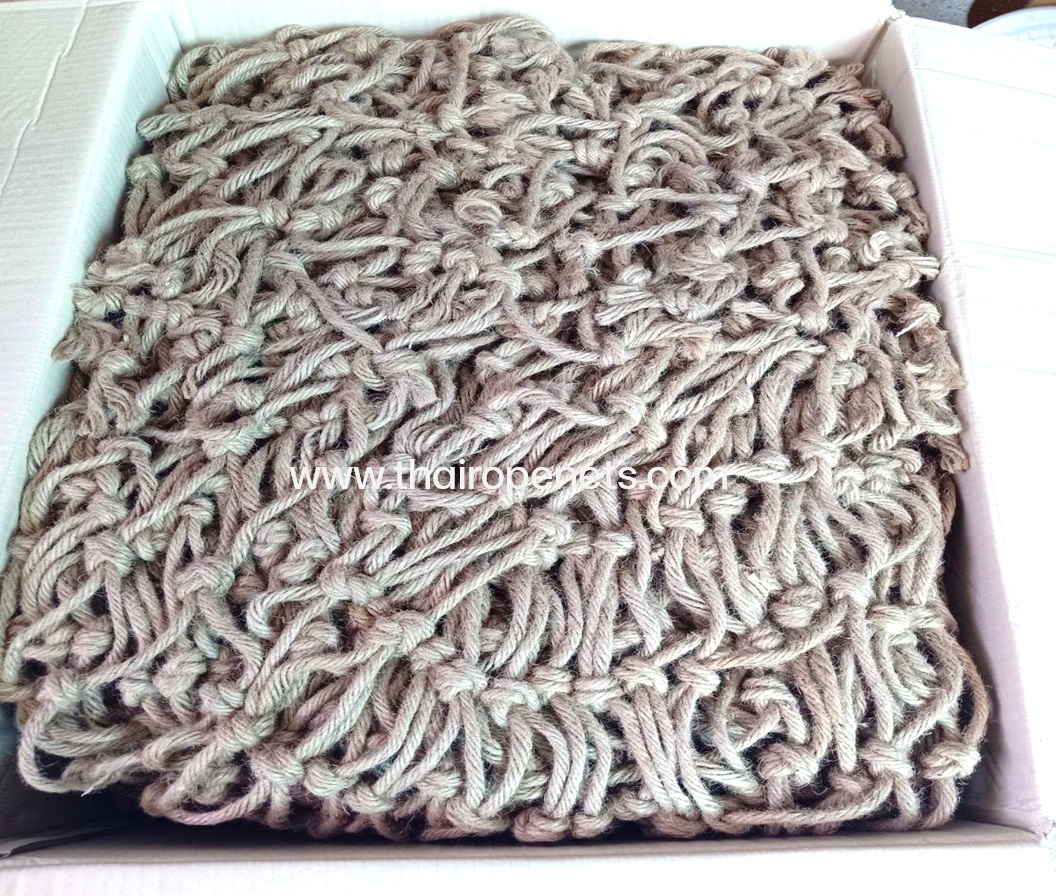 ฝ้าเพดานตกแต่งตาข่าย ผนัง Loft ตกแต่งด้วยตาข่ายเชือก ทำได้ทุกไซต์