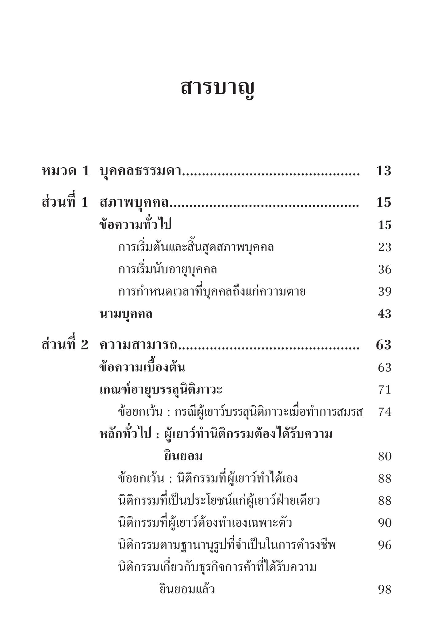 คำอธิบายกฎหมายลักษณะบุคคล บุคคลธรรมดา และ นิติบุคคล(กิตติศักดิ์ ปรกติ) ปีที่พิมพ์ : เมษายน 2567 (ครั้งที่ 14)