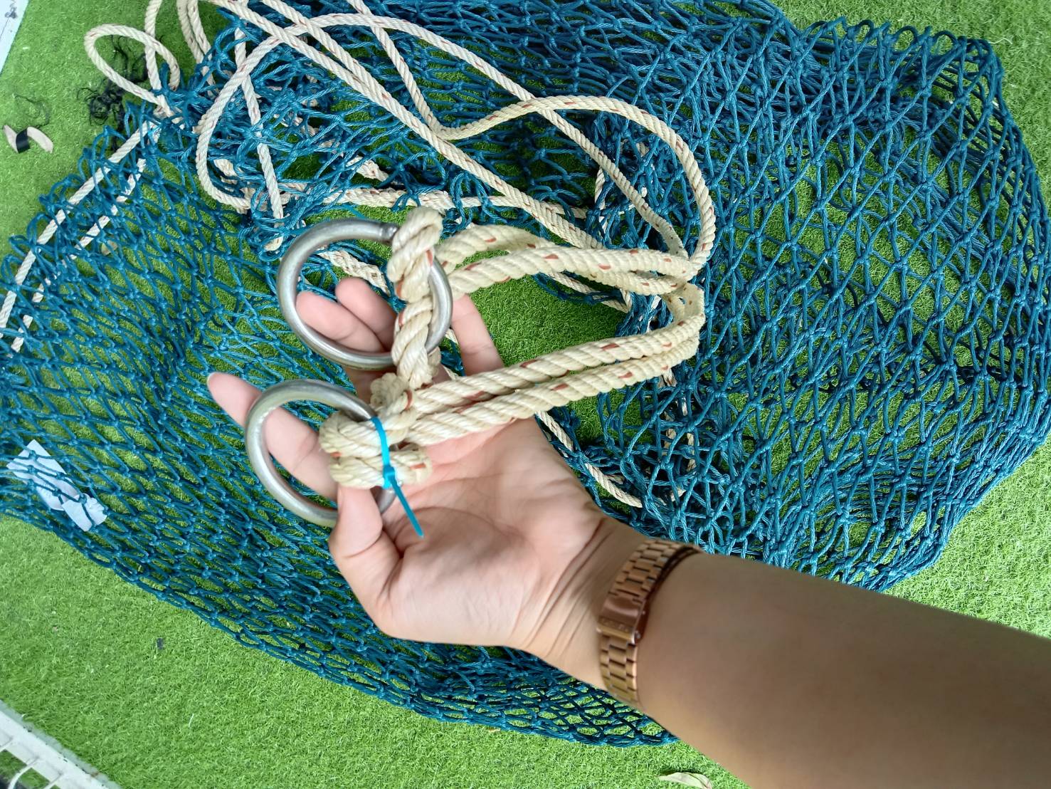 ตาข่ายยกมัน ตาข่ายยกของ ตาข่ายยกปาล์ม ตาข่ายเกษตรกร ตาข่ายอุตสาหกรรม ตาข่ายเอนกประสงค์ พร้อมหูจับใส่ห่วง 2 ข้าง