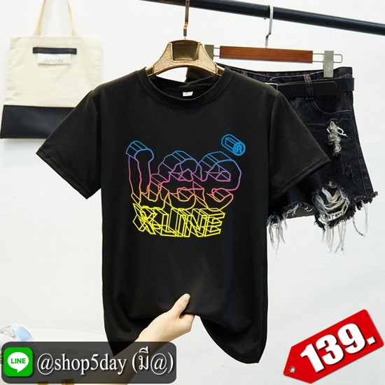 🔥 ใหม่ 2019 ยอดฮิต เสื้อยืดคอกลมลาย Lee