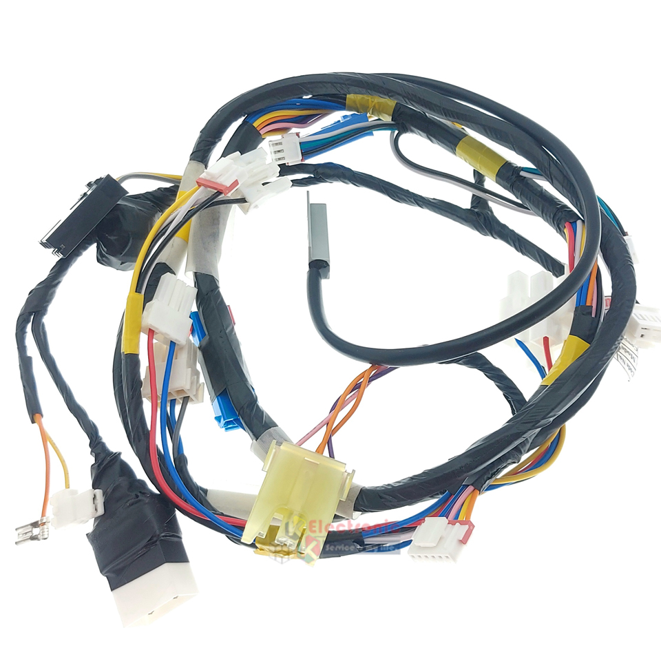 ชุดสายไฟเครื่องซักผ้าSAMSUNG(ซัมซุง) สำหรับรุ่น WA85F5S3QRY/ST/WA10F5S3QRY/ST*อะไหล่แท้*ใช้ได้กับทุกรุ่นที่ระบุไว้_ชุดสายด้านบน