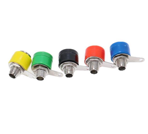 ปลั๊กกล้วย ตัวเมีย 4mm สีแดง Banana socket banana plug banana head 4MM บานานาปลั๊ก ตัวเมีย Banana Jack panel Terminal audio accessories