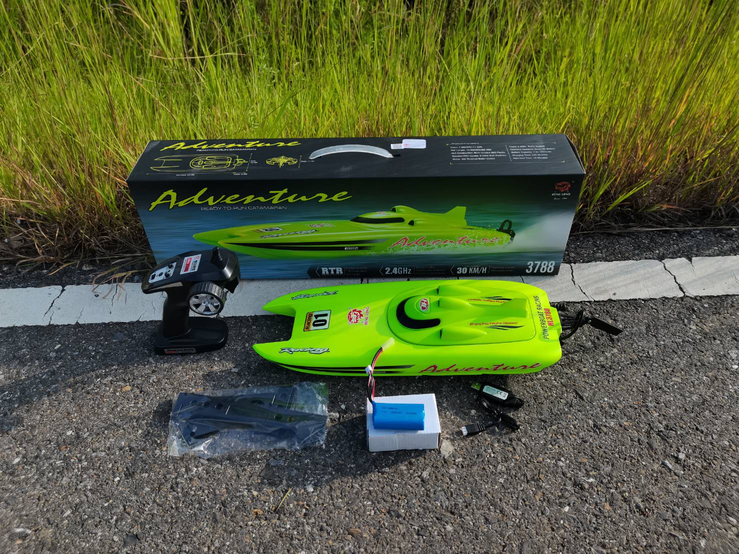 เรือบังคับวิทยุ HENG LONG POWER BOAT HL3788 30KM