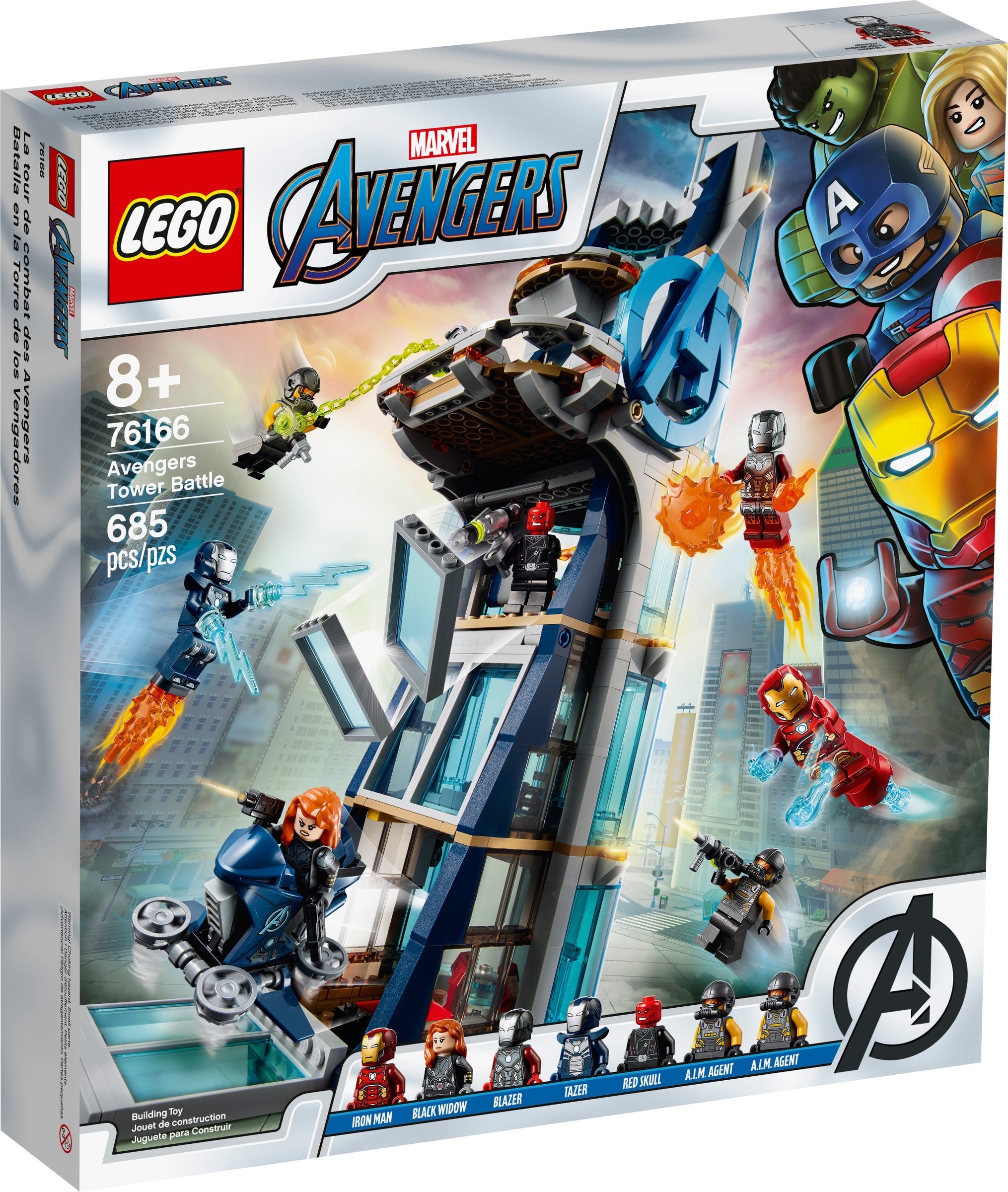 LEGO Superheroes Marvel เลโก้ 76166 Avengers Tower Battle