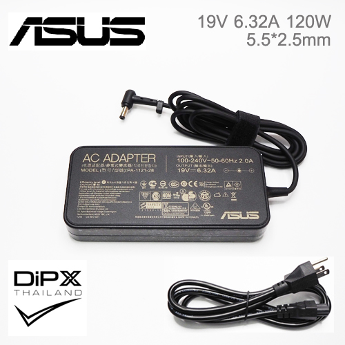 Adapter ASUS 19V 6.32A 120W (5.5x2.5mm) Slim สินค้าใหม่แท้ แถมสายไฟ