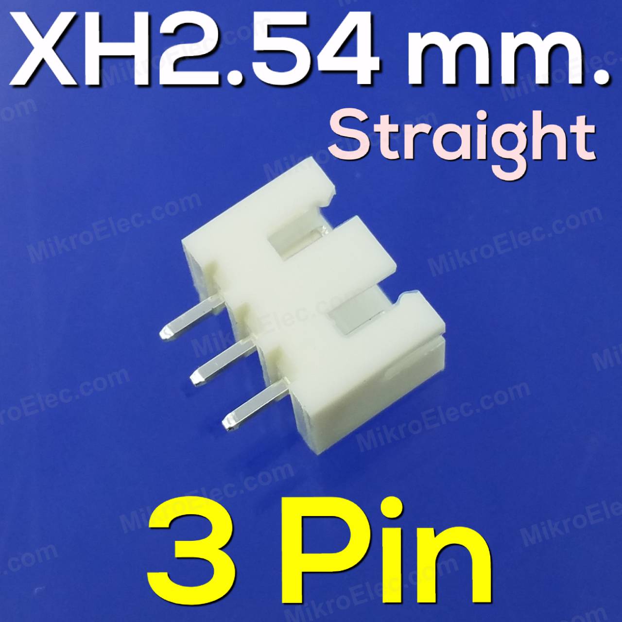 JST XH2.54 ขาตรง 3ขา connector 3Pin Pitch 2.5mm straight Terminal Male Plug socket PCB ขั้วต่อคอนเน็กเตอร์ ตัวผู้