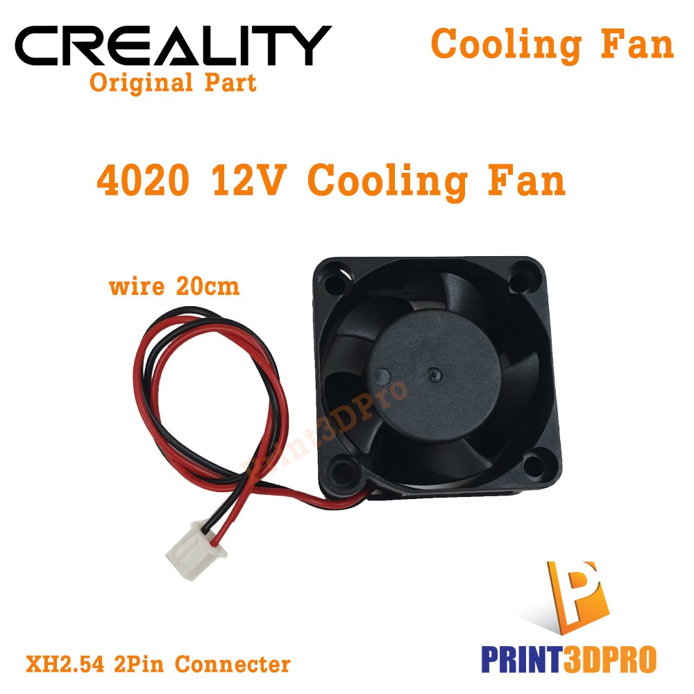 Creality Part 4020 12V Cooling Fan Wire 20cm XH2.54 2pin Connecter