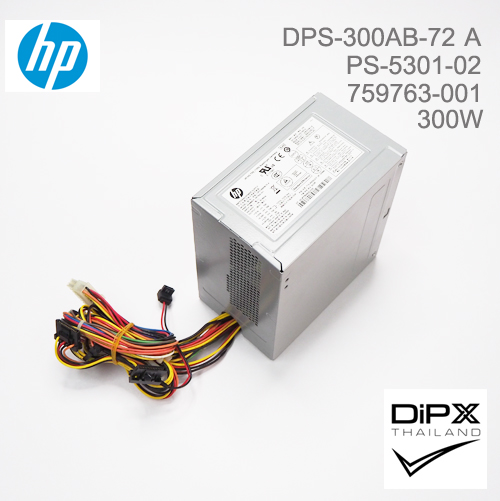 Power supply HP 300W (DPS-300AB-72 A, PS-5301-02) 24pin, 4pin, 4sata (New)