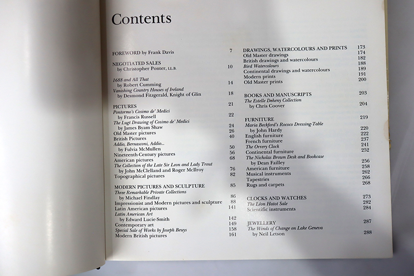 Christie' s Review of the Season 1989