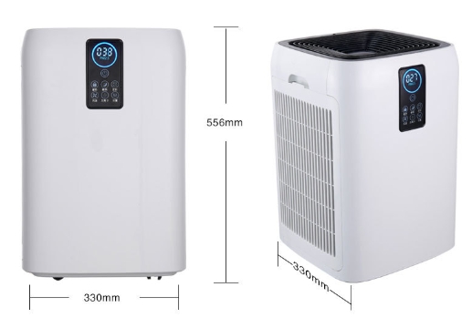 เครื่องฟอกอากาศกรองอากาศAir Purifier ราคาถูก มาตรฐานPM2.5 รุ่น JH-1702 เหมาะสำหรับขนาดห้อง 61 ตรม. ขึ้นไป