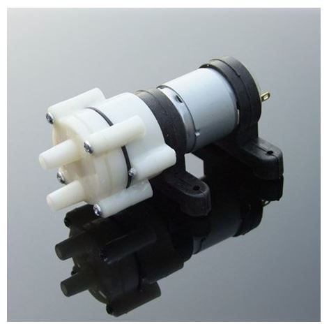 ปั๊มน้ำไดอะแฟรม R385 DC Diaphragm Pump Tea Making Machine 6-12v Mini Pumps Water-cooled Fish Tank Pump ปั้ม